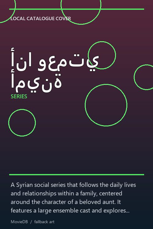 أنا وعمتي أمينة poster