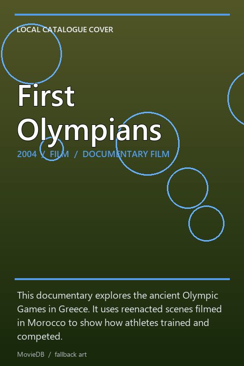 First Olympians poster