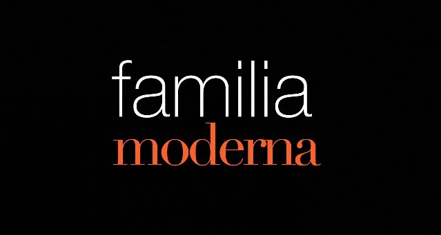 Familia moderna poster