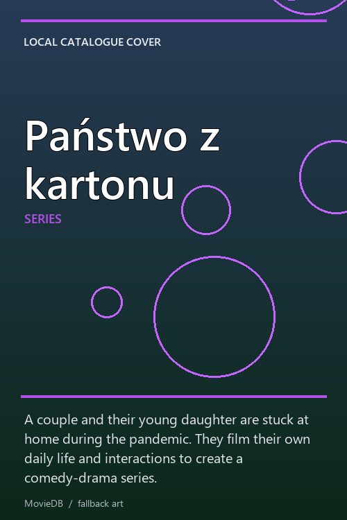 Państwo z kartonu poster