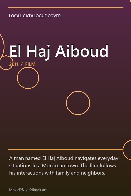 El Haj Aiboud poster