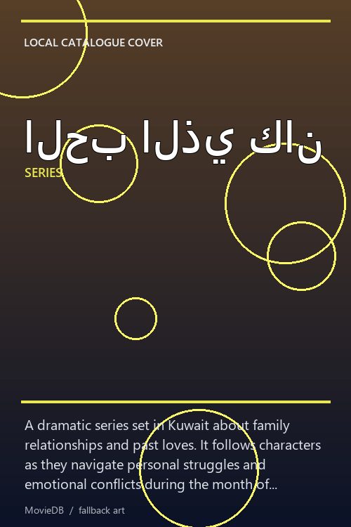 الحب الذي كان poster