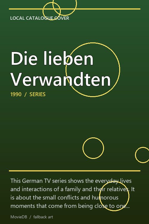 Die lieben Verwandten poster