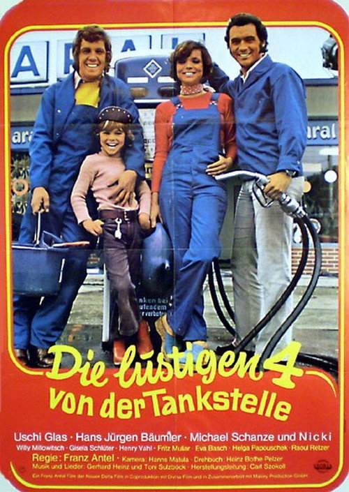The Merry Quartet from the Filling Station poster