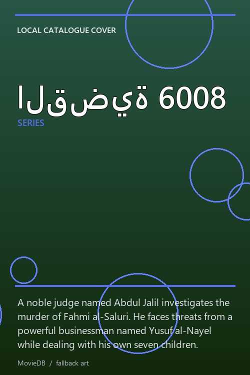 القضية 6008 poster