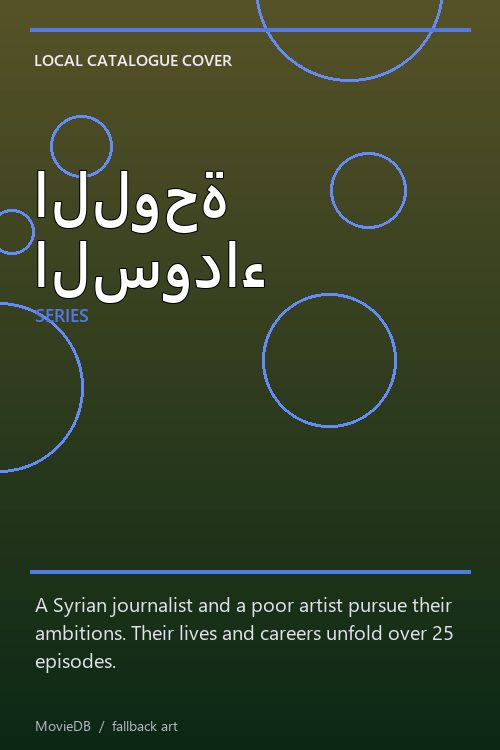 اللوحة السوداء poster