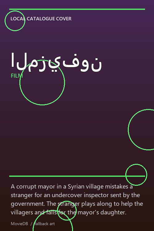المزيفون poster