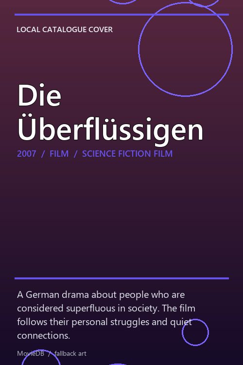 Die Überflüssigen poster