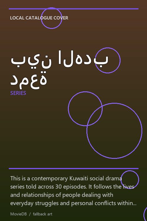 بين الهدب دمعة poster