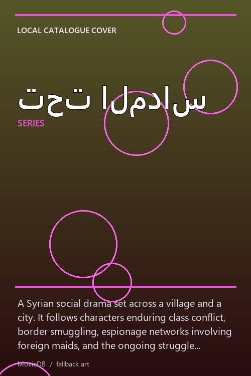 تحت المداس poster