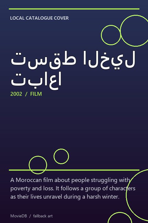 تسقط الخيل تباعا poster