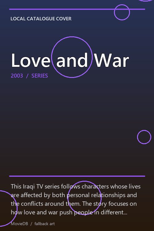 Love and War poster
