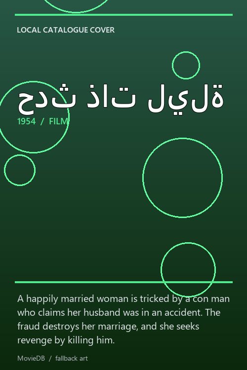 حدث ذات ليلة poster