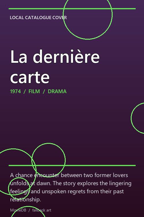 La dernière carte poster