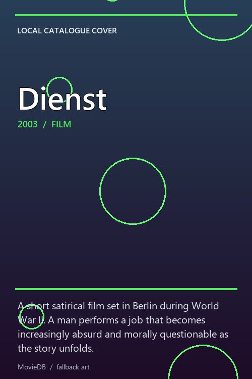 Dienst poster