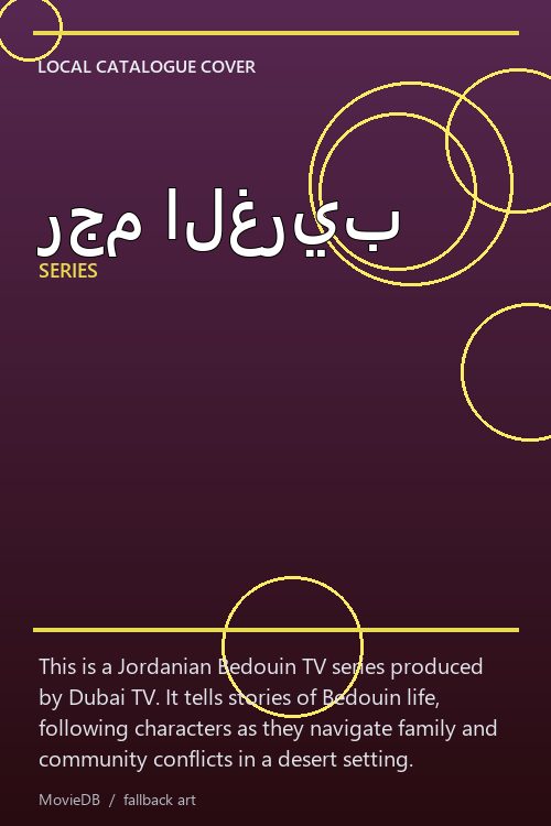 رجم الغريب poster