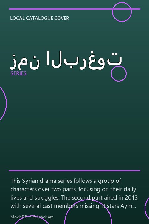 زمن البرغوت poster