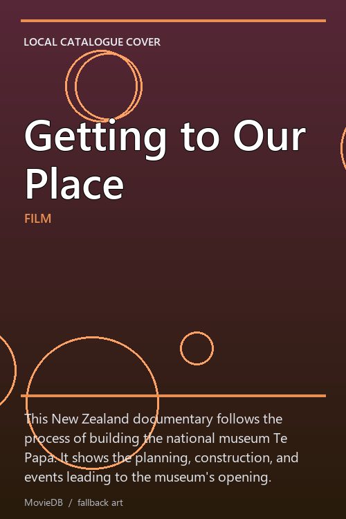 Getting to Our Place poster