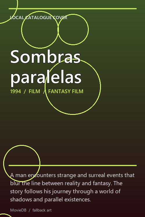 Sombras paralelas poster