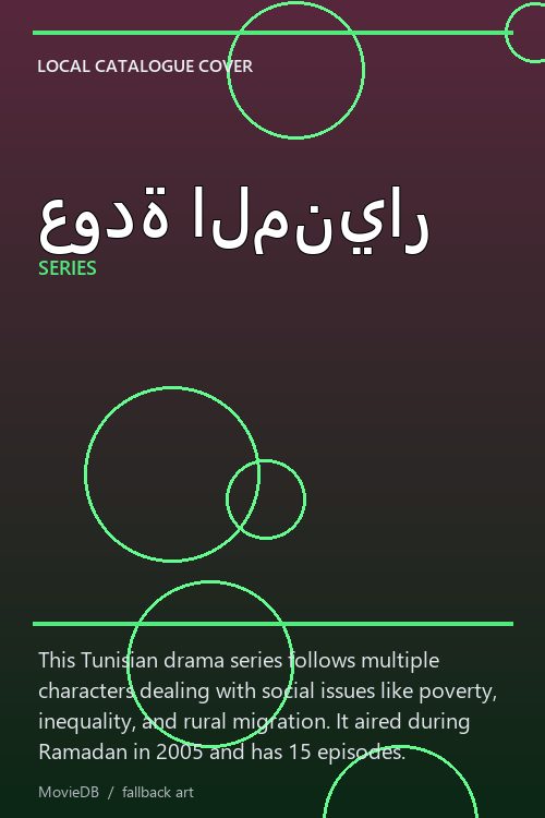 عودة المنيار poster