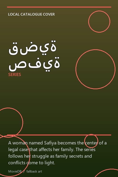 قضية صفية poster