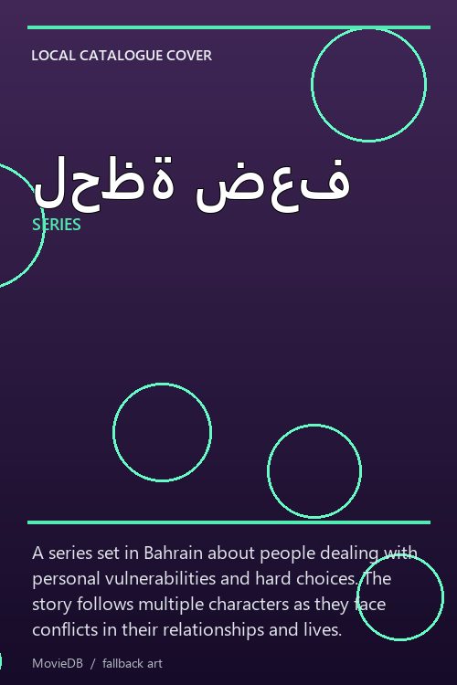 لحظة ضعف poster