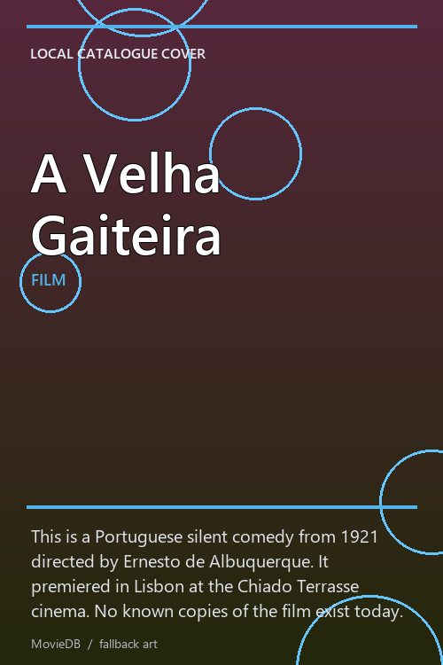 A Velha Gaiteira poster