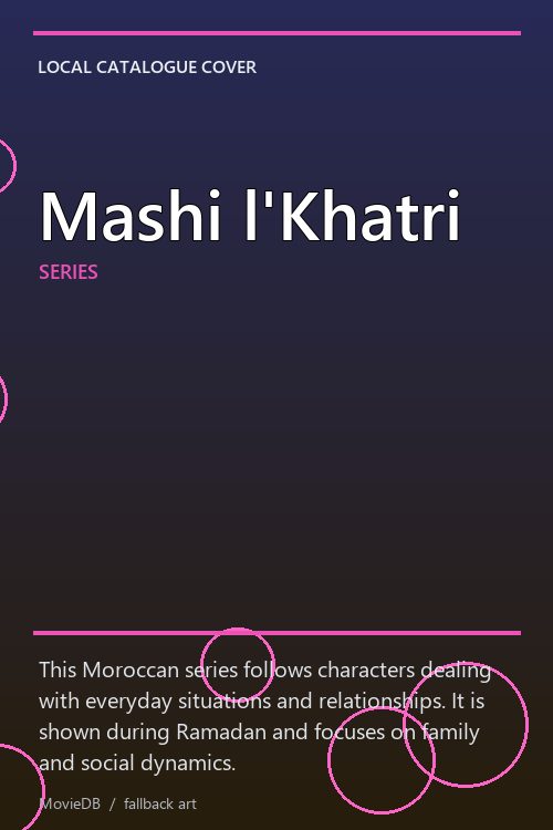 Mashi l'Khatri poster