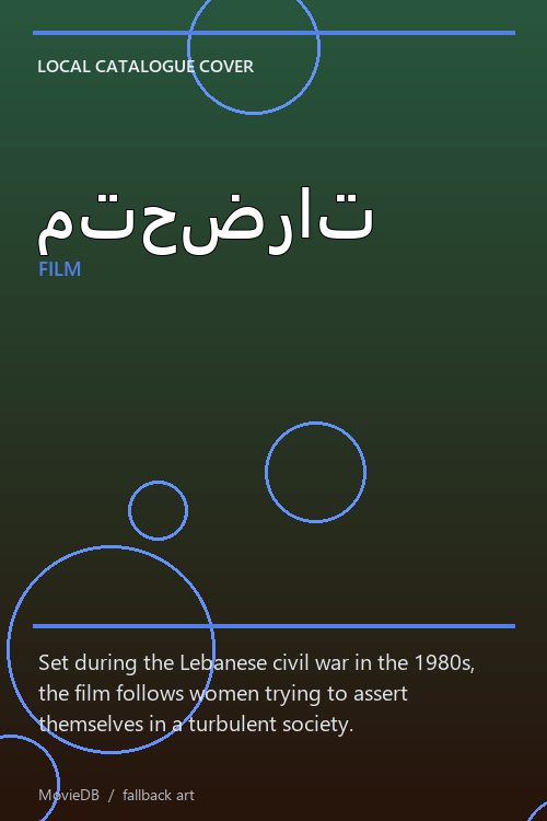 متحضرات poster