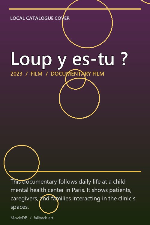 Loup y es-tu ? poster