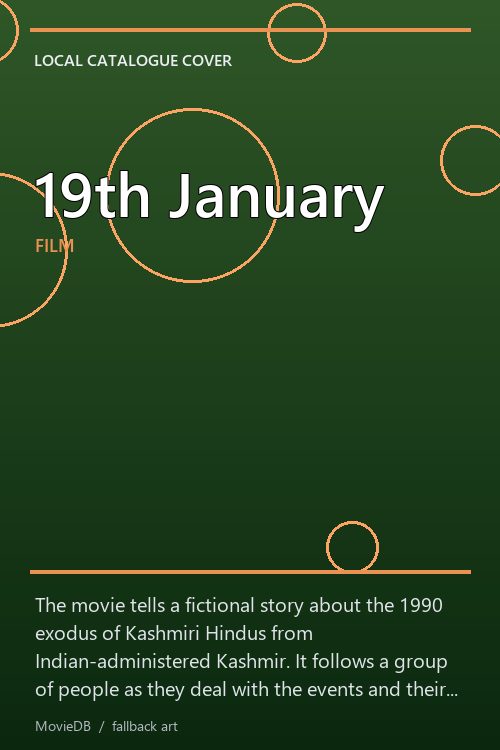 19th January poster