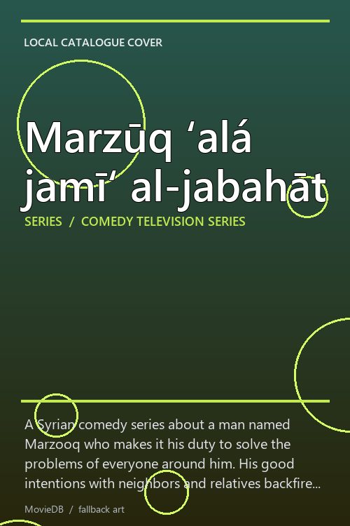 Marzūq ʻalá jamīʻ al-jabahāt poster