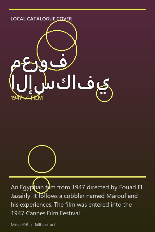معروف الإسكافي poster
