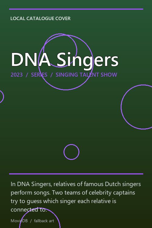 DNA Singers poster