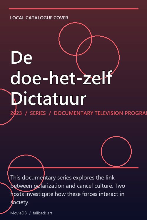 De doe-het-zelf Dictatuur poster