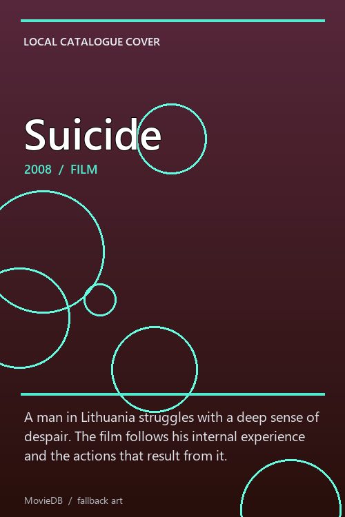 Suicide poster