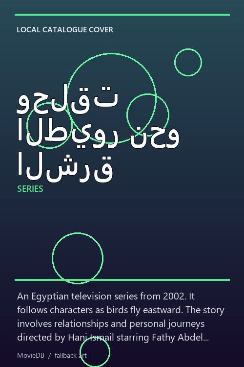 وحلقت الطيور نحو الشرق poster