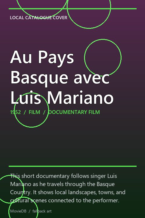 Au Pays Basque avec Luis Mariano poster