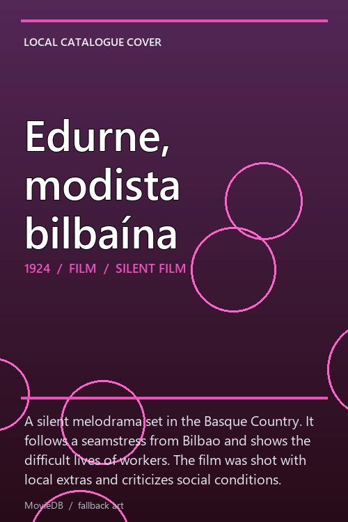 Edurne, modista bilbaína poster