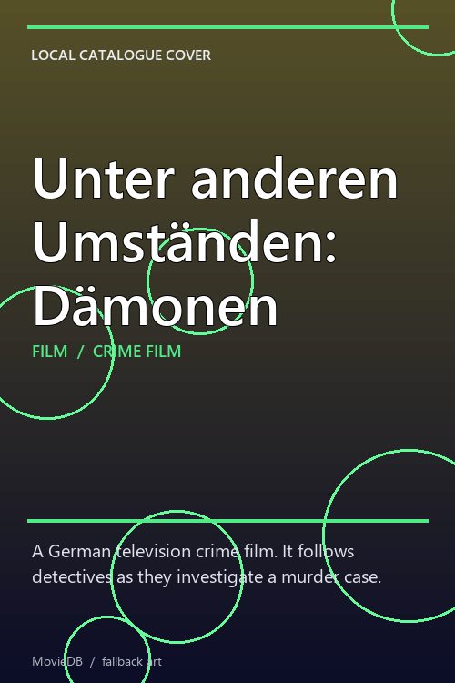Unter anderen Umständen: Dämonen poster
