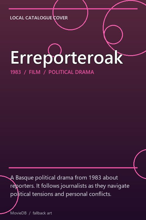 Erreporteroak poster