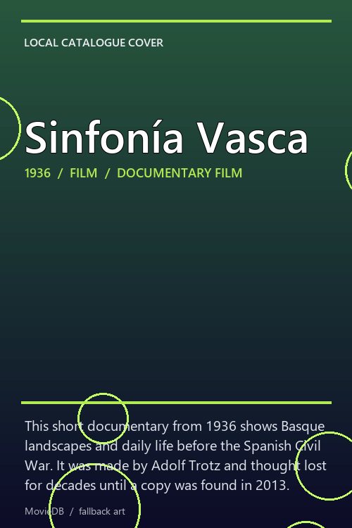 Sinfonía Vasca poster