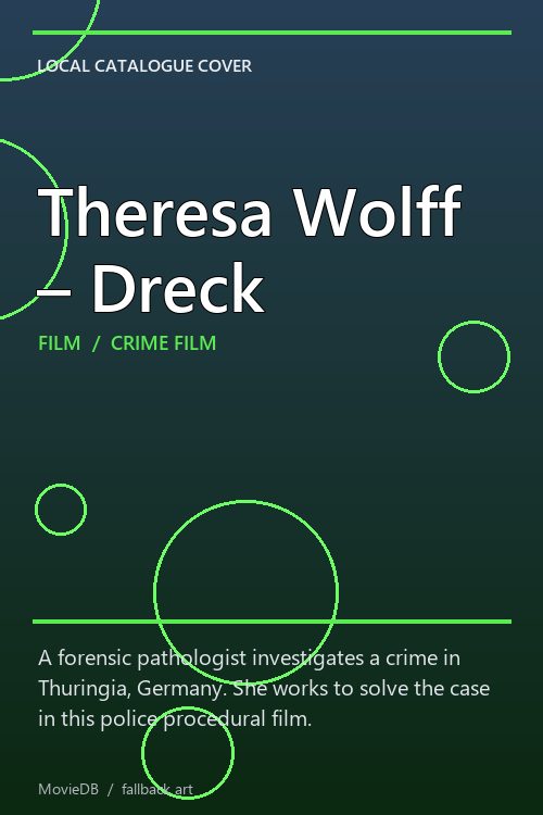 Theresa Wolff – Dreck poster