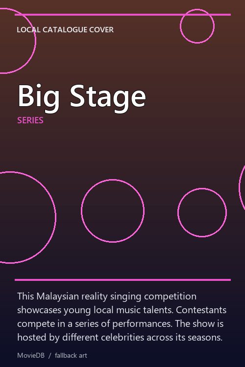 Big Stage poster