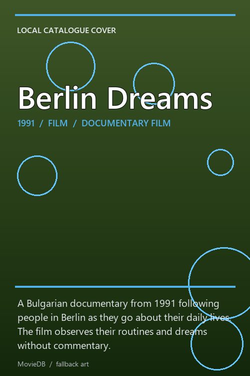 Berlin Dreams poster