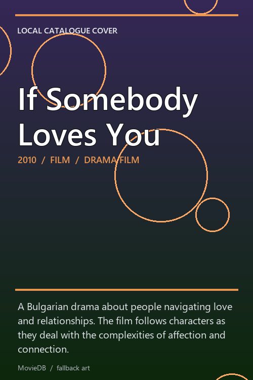 If Somebody Loves You poster