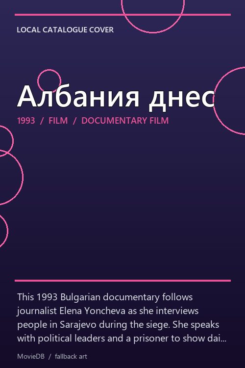 Албания днес poster
