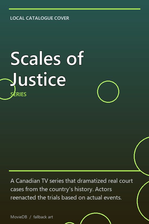 Scales of Justice poster