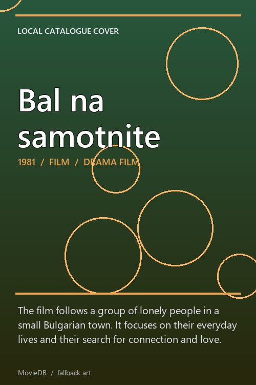 Bal na samotnite poster