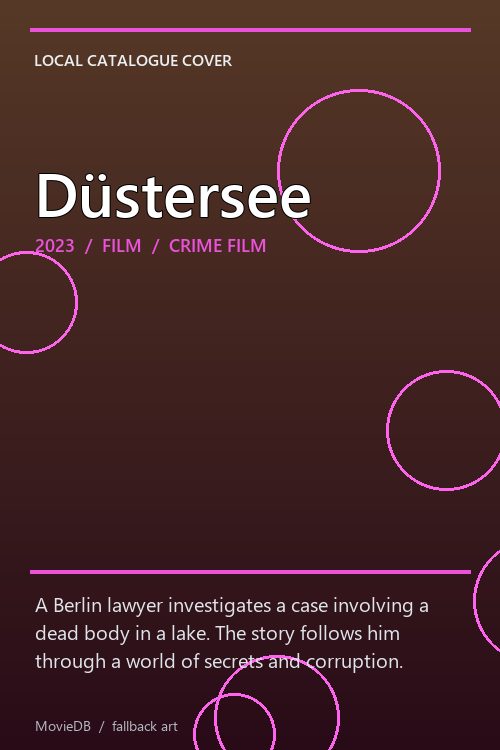 Düstersee poster